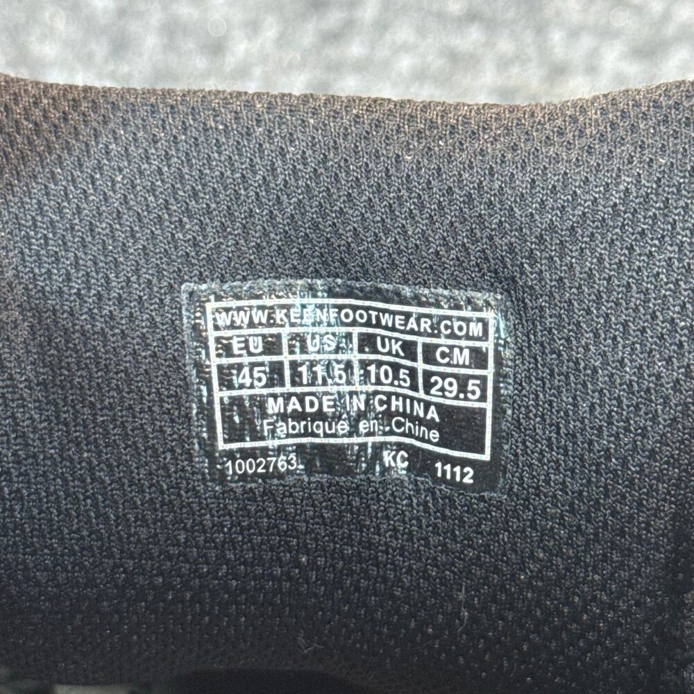 Keen PTC Utility Oxford Mens Shoes Size 11.5 Black Leather Slip Resistant Work - Picture 9 of 11